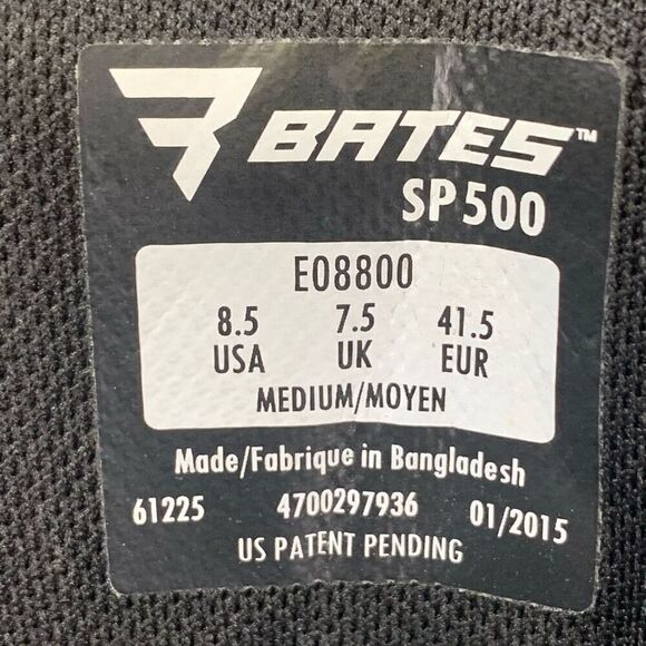 Bates Men’s Size 8.5 Adrenaline Performance Motorcycle Boots Black Lace Up - Picture 9 of 10